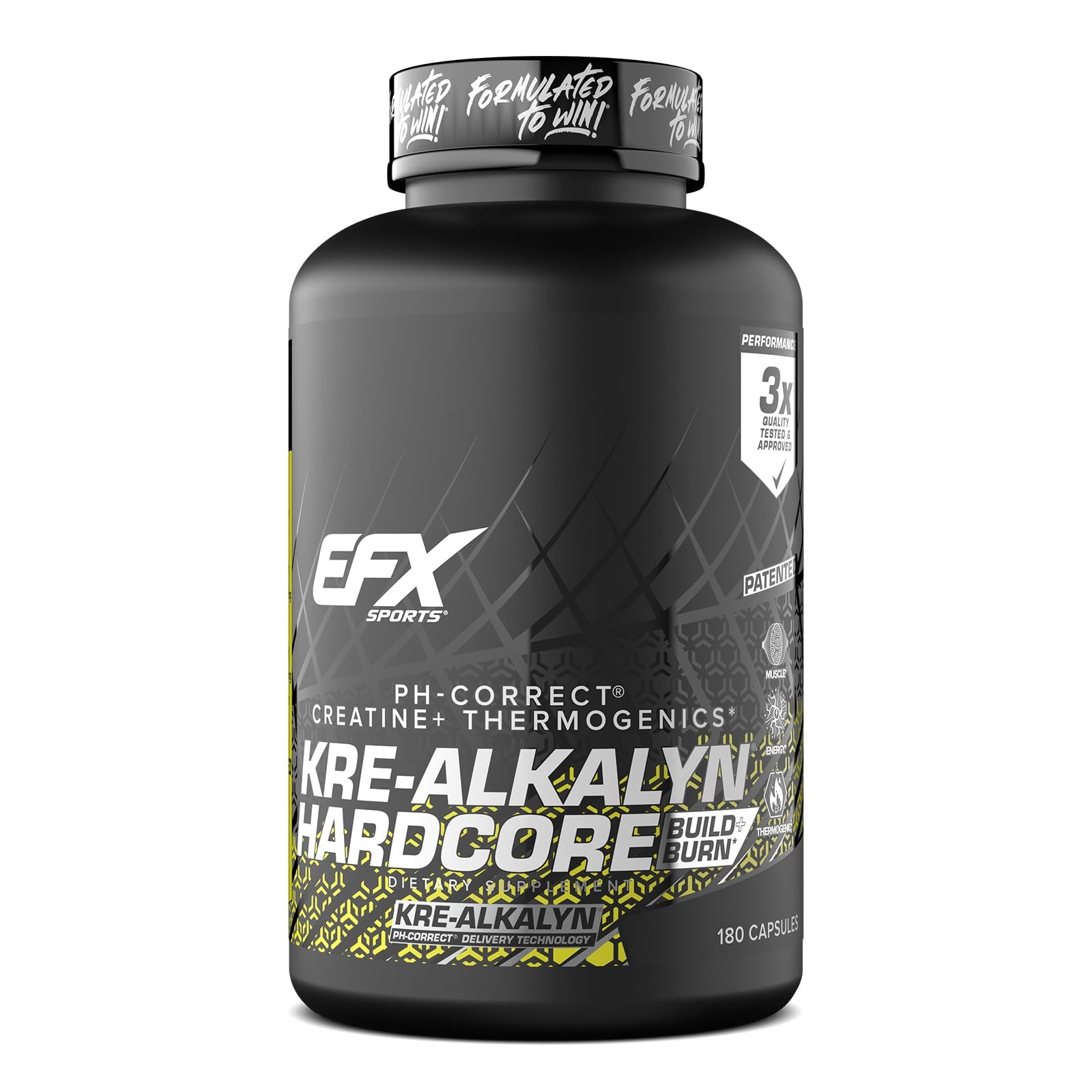 EFX Sports Kre-Alkalyn Hardcore | Thermogenic pH Correct Creatine Monohydrate…