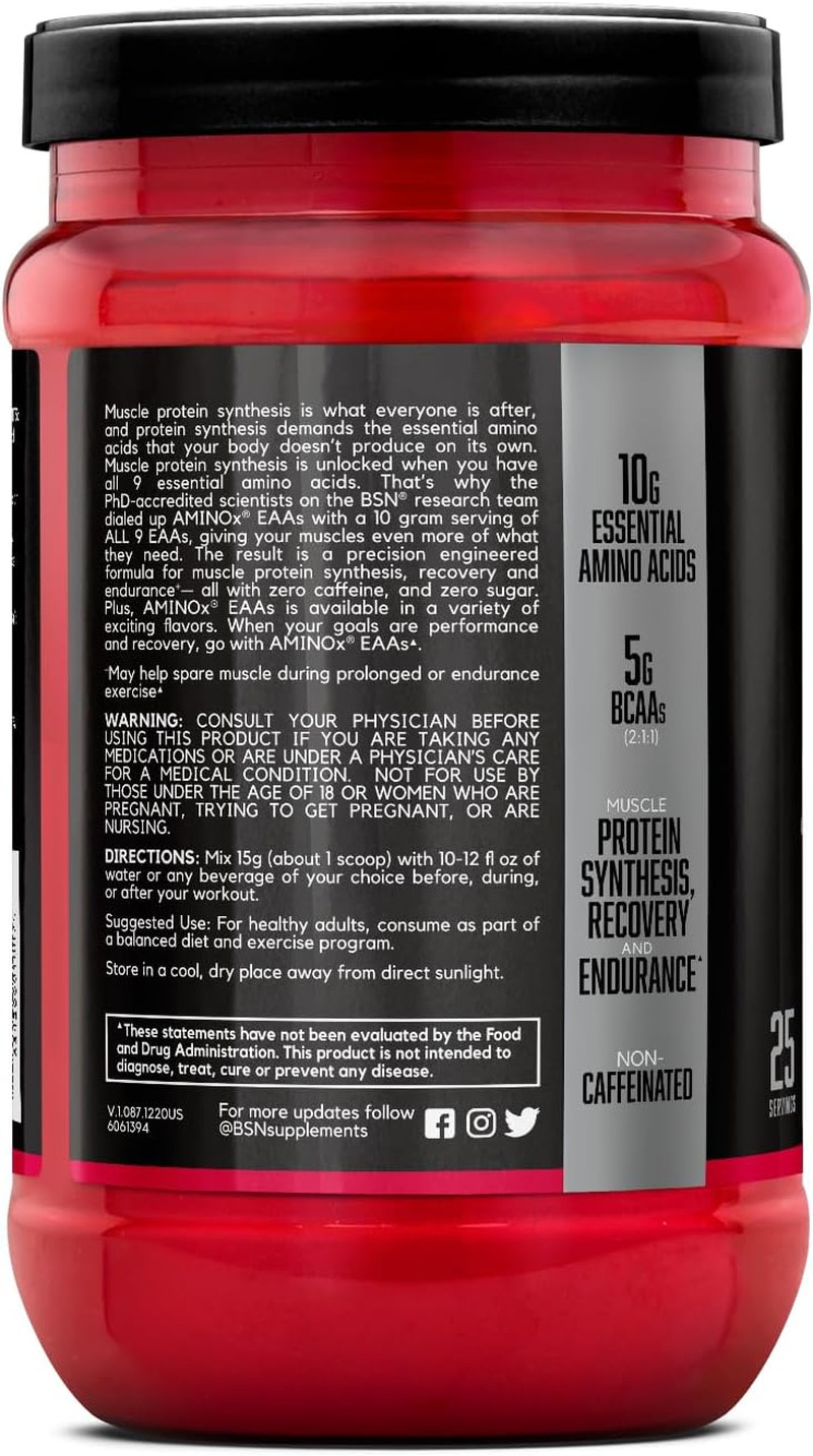 Amino X Eaas, Muscle Recovery & Endurance, 10G Essential Amino Acids, 5G Bcaas,