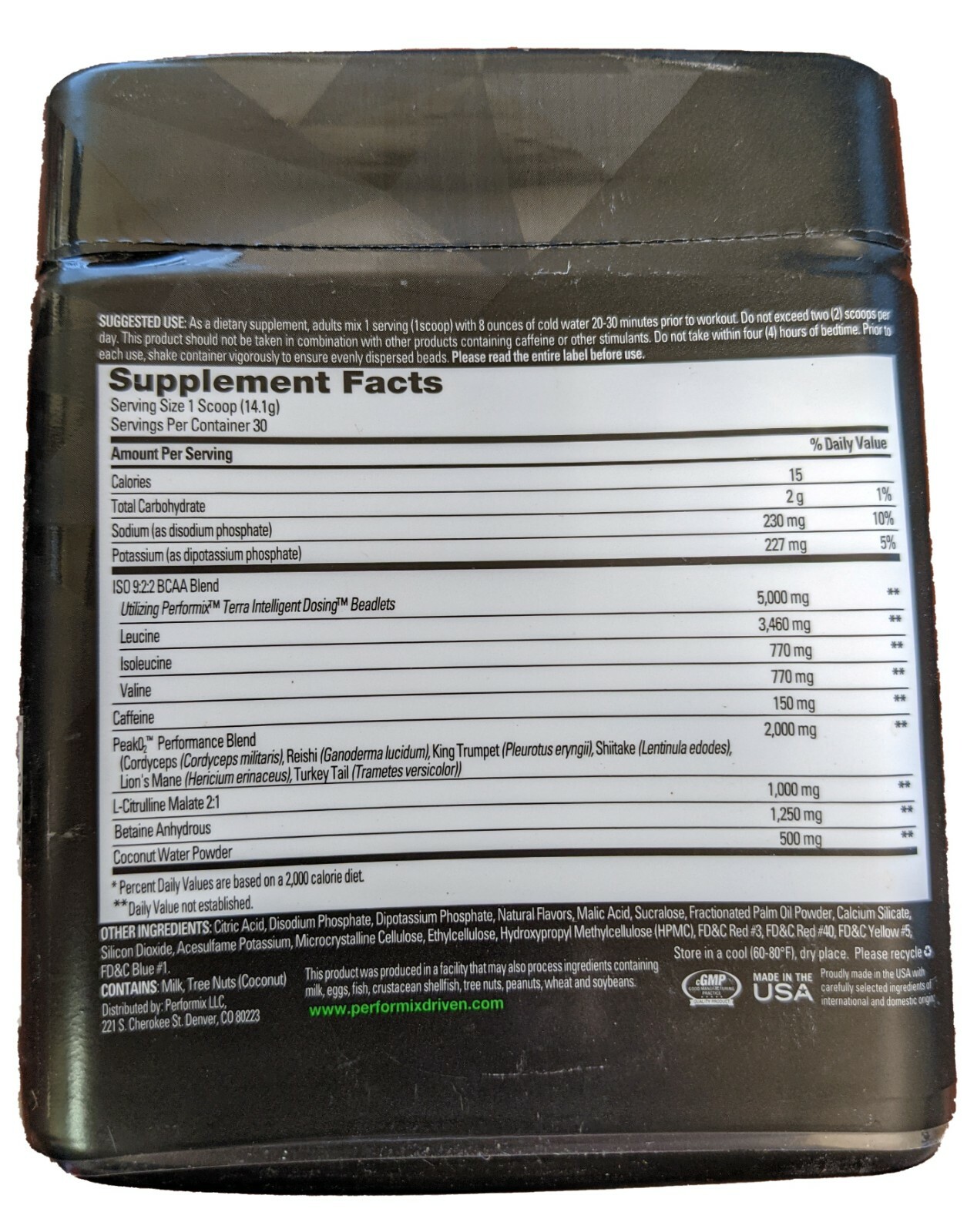 Performix ISO 9:2:2 V2x BCAA 30 Servings – DRINK ALL DAY YOU MAY **Patriot Pop**