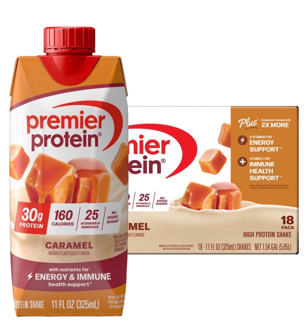 Premier Protein 30g High Protein Shake, Caramel (11 fl. oz., 18 pk.)