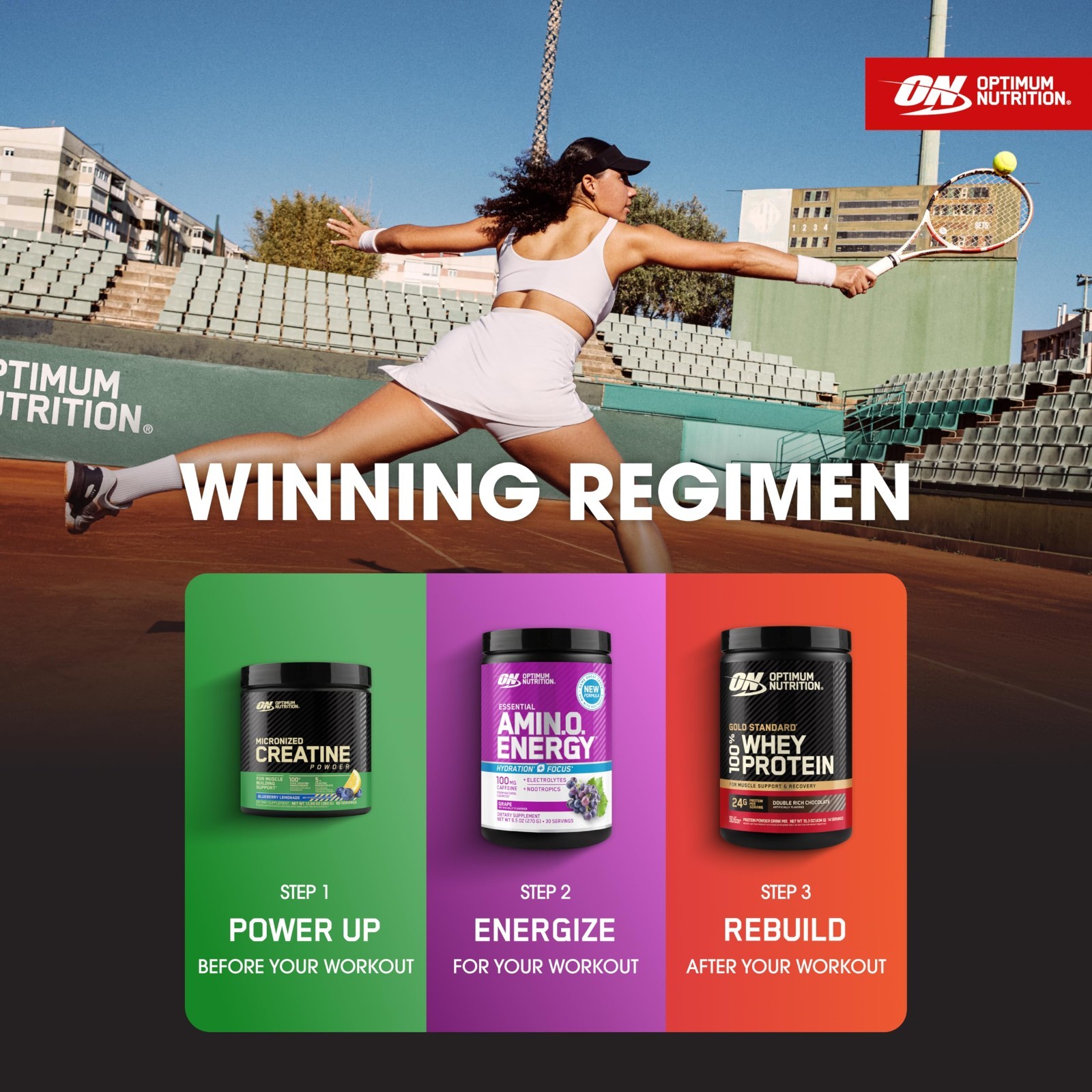 Amino Energy Powder with BCAAs, Electrolytes & Caffeine – Grape Flavor, 30 Servi