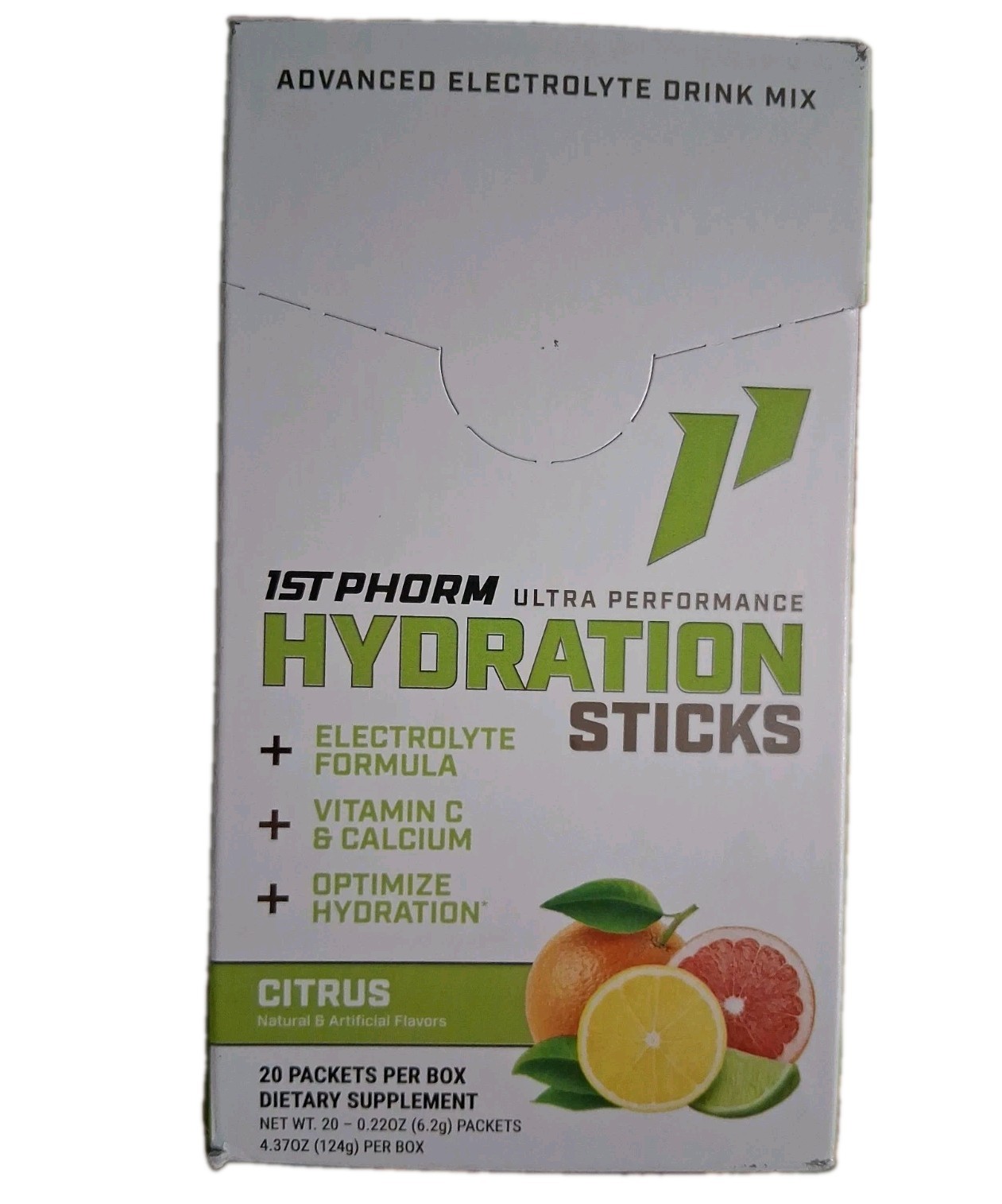 1st Phorm Hydration Sticks Citrus, 3 Boxes