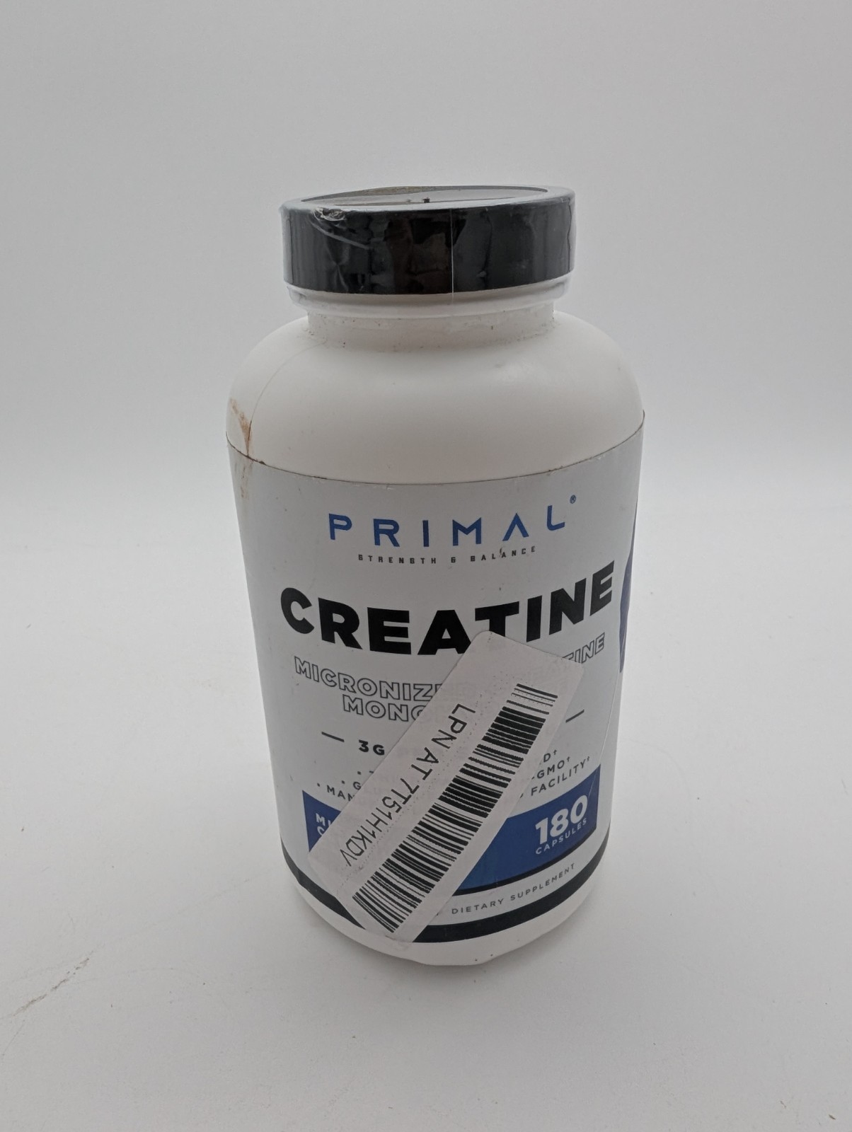 Creatine, 180 Capsules (0.75 g per Capsule)