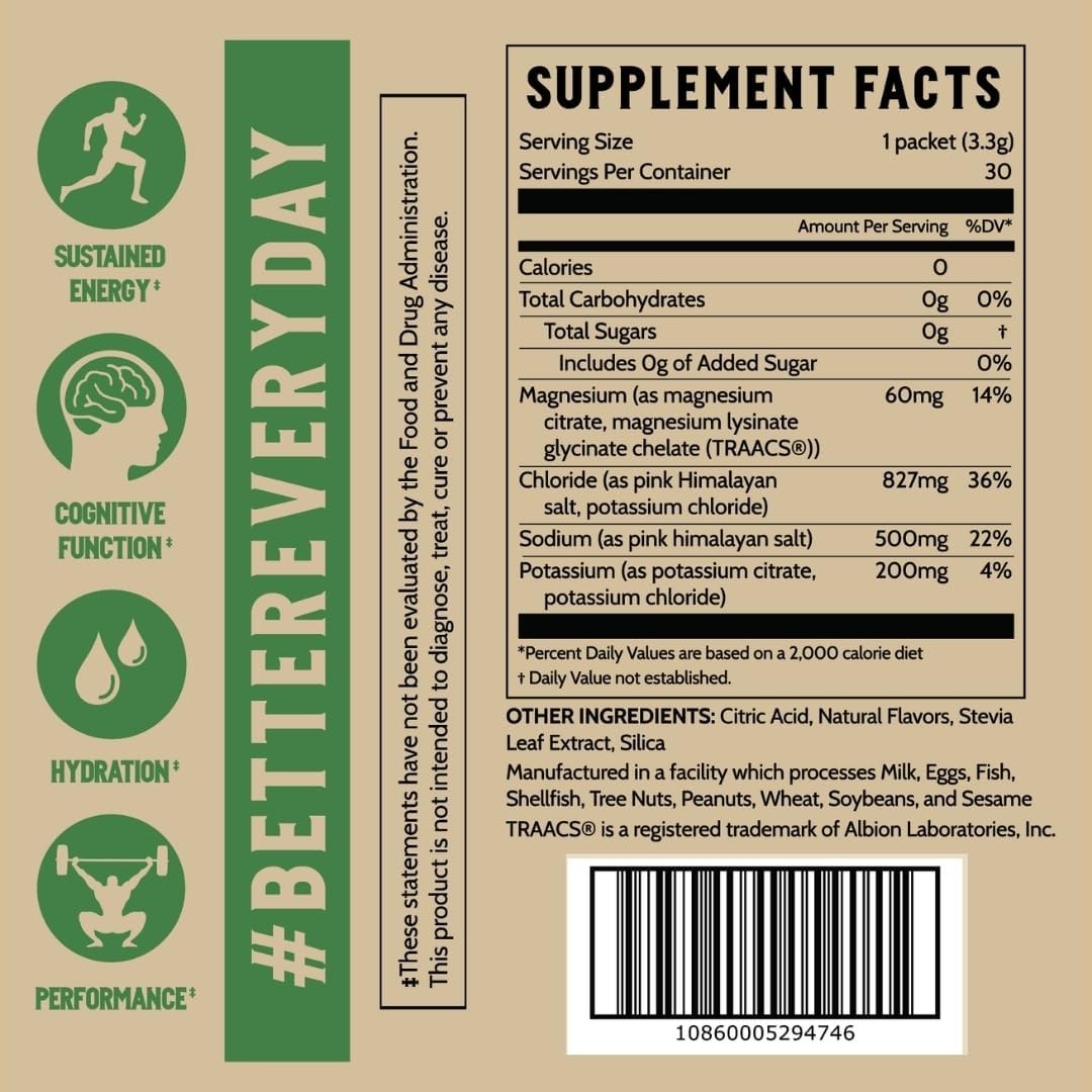 Earth Fed Muscle Elixir Citrus Electrolytes Powder 3.49 Ounce (Pack of 1)