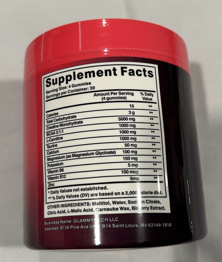 kukaly Creatine Monohydrate Gummies for Men Women, 8500MG Creatine Gummies S…