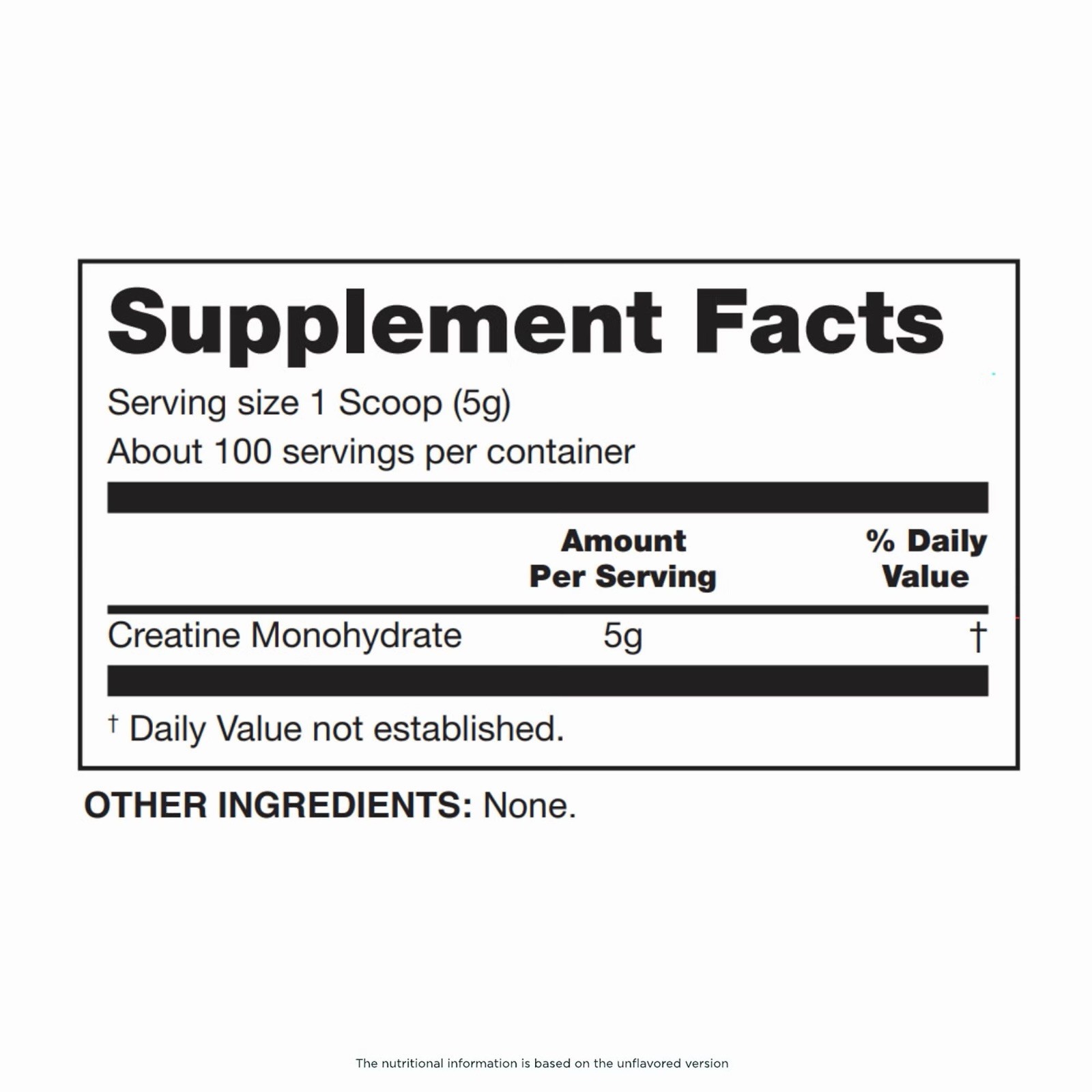 MyProtein Impact Creatine 1kg （2.2lb）Unflavored