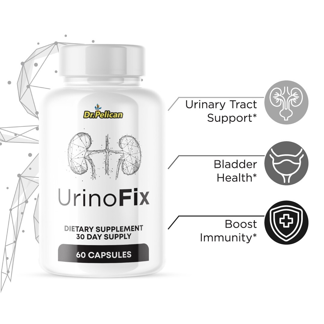 UrinoFix- Prostate Support- 2 Bottles- 120 Capsules