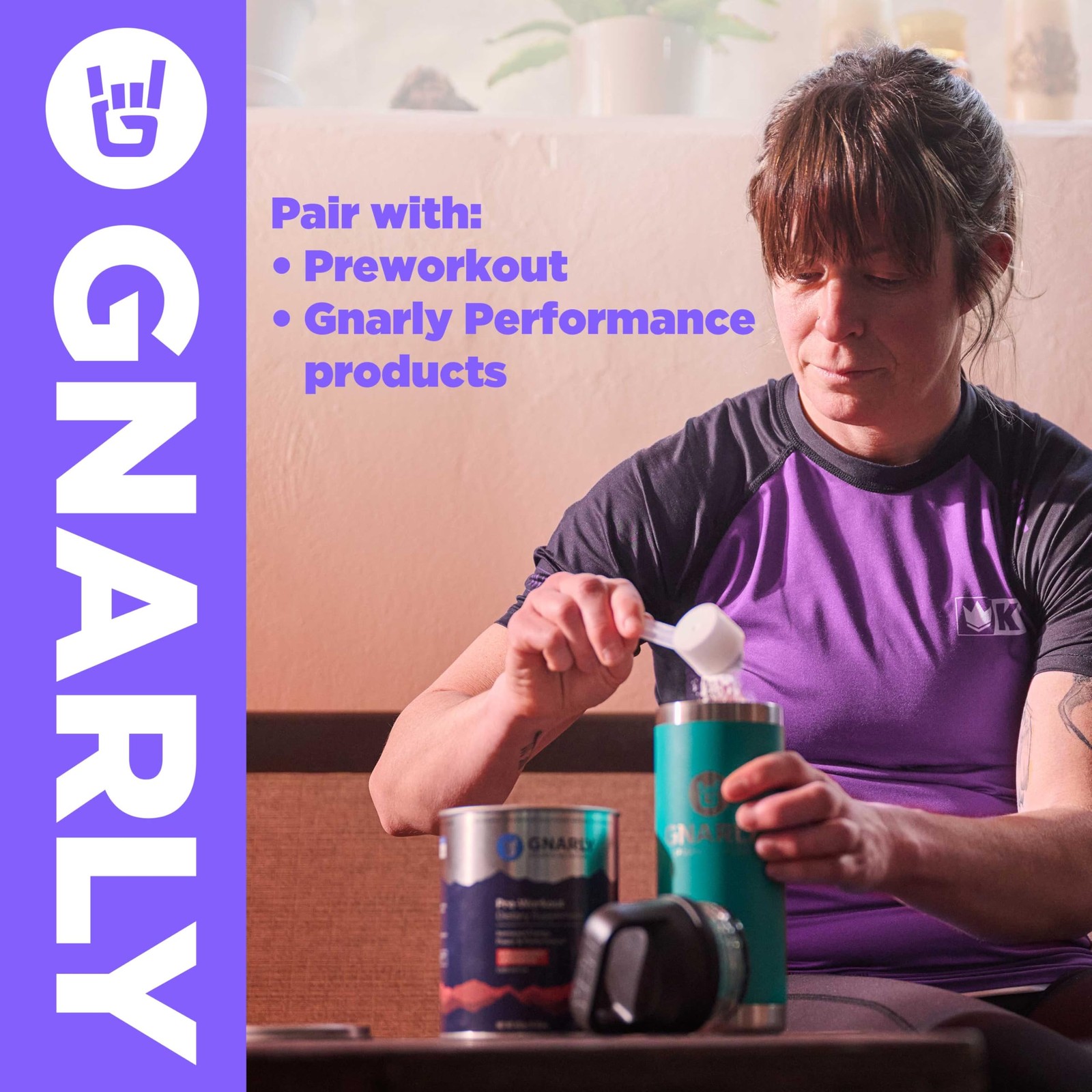 Gnarly Nutrition Creatine Powder – Creapure Vegan Creatine Supplement – NSF S…