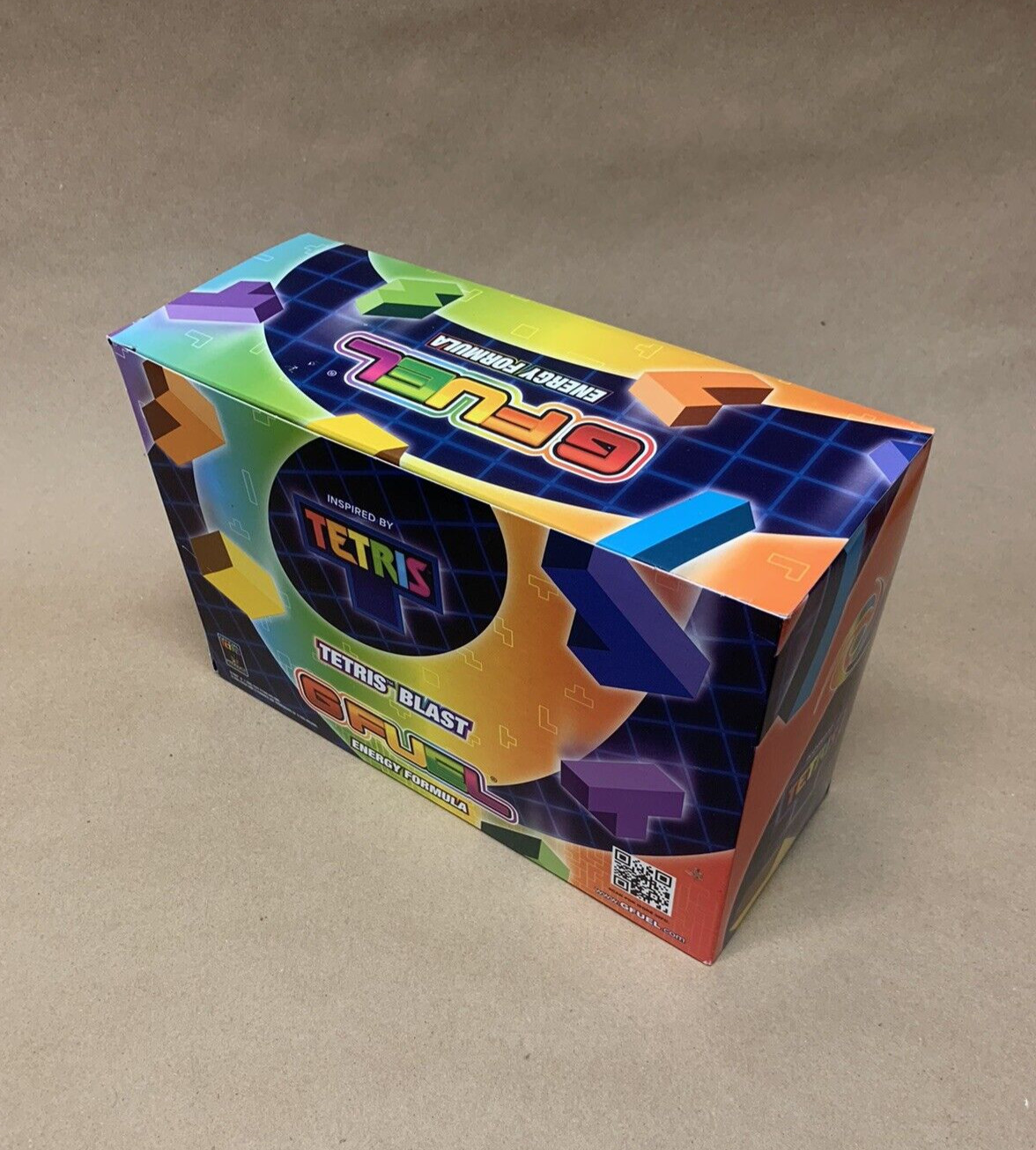 G Fuel Tetris Tetrimino Collector’s Box w/ 42 Sticks in 7 Different Flavors