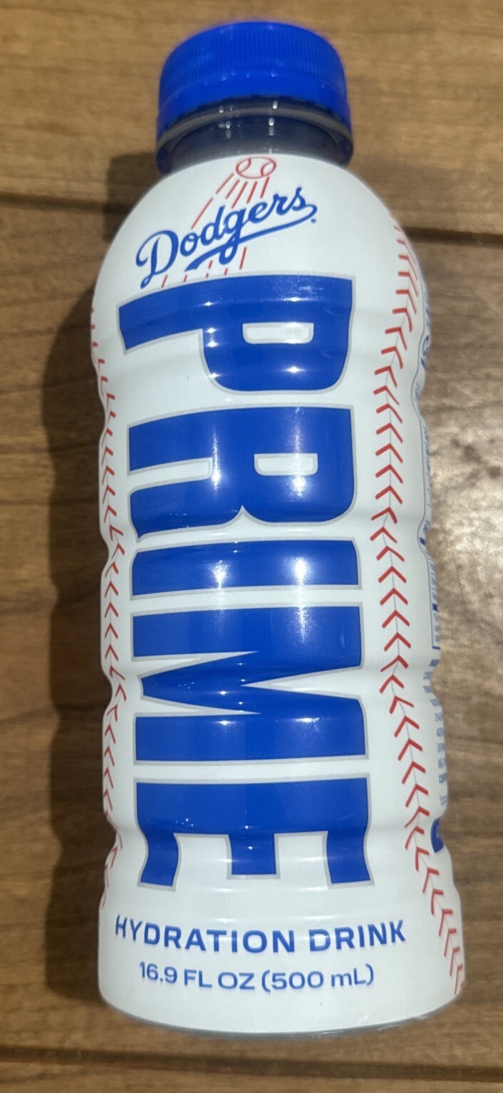 NEW LIMITED EDITION PRIME HYDRATION LA DODGERS EXCLUSIVE 1 16.9 FL OZ BOTTLE BUY