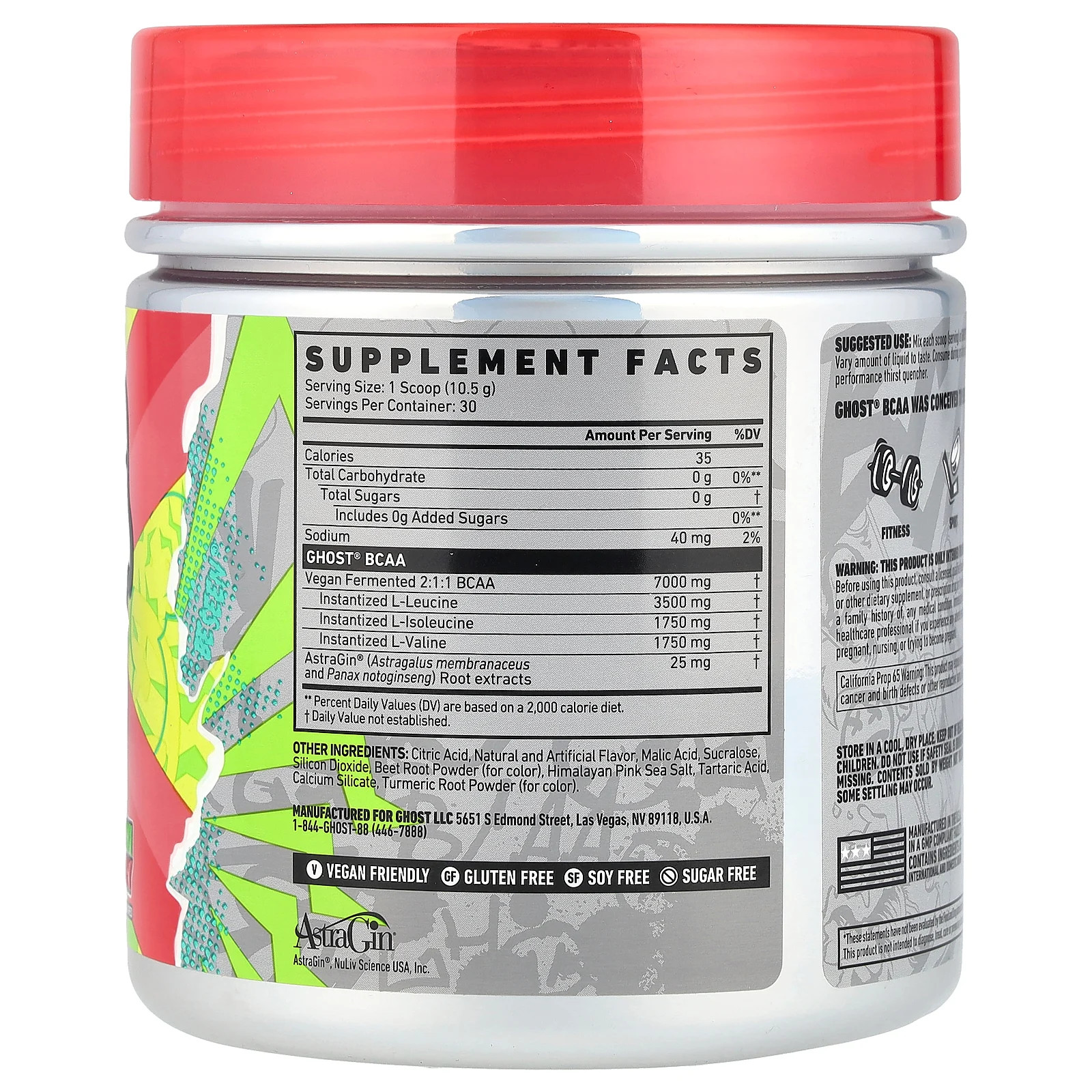 BCAA, Kiwi Strawberry, 11.1 oz (315 g)