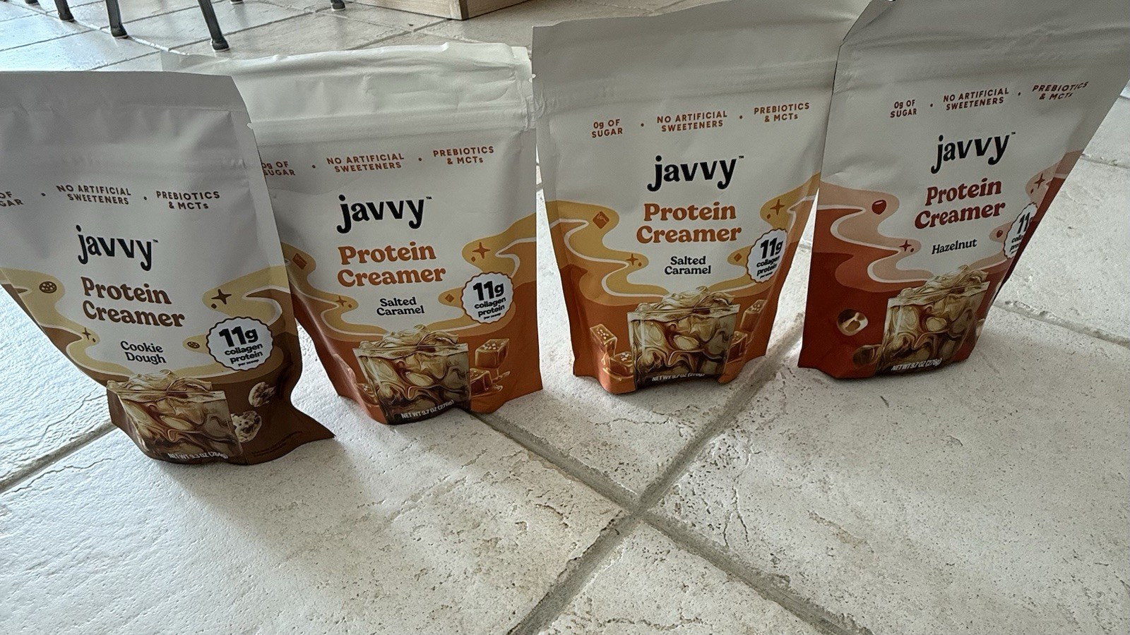 Javvy protein creamer 4 Pack Assorted