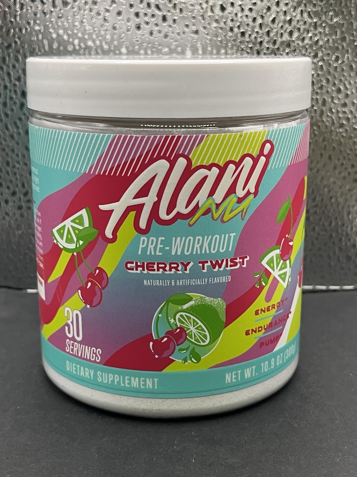 Alani Nu Pre-Workout ~ Cherry Twist ~ 10.9 oz ~ 30 Servings