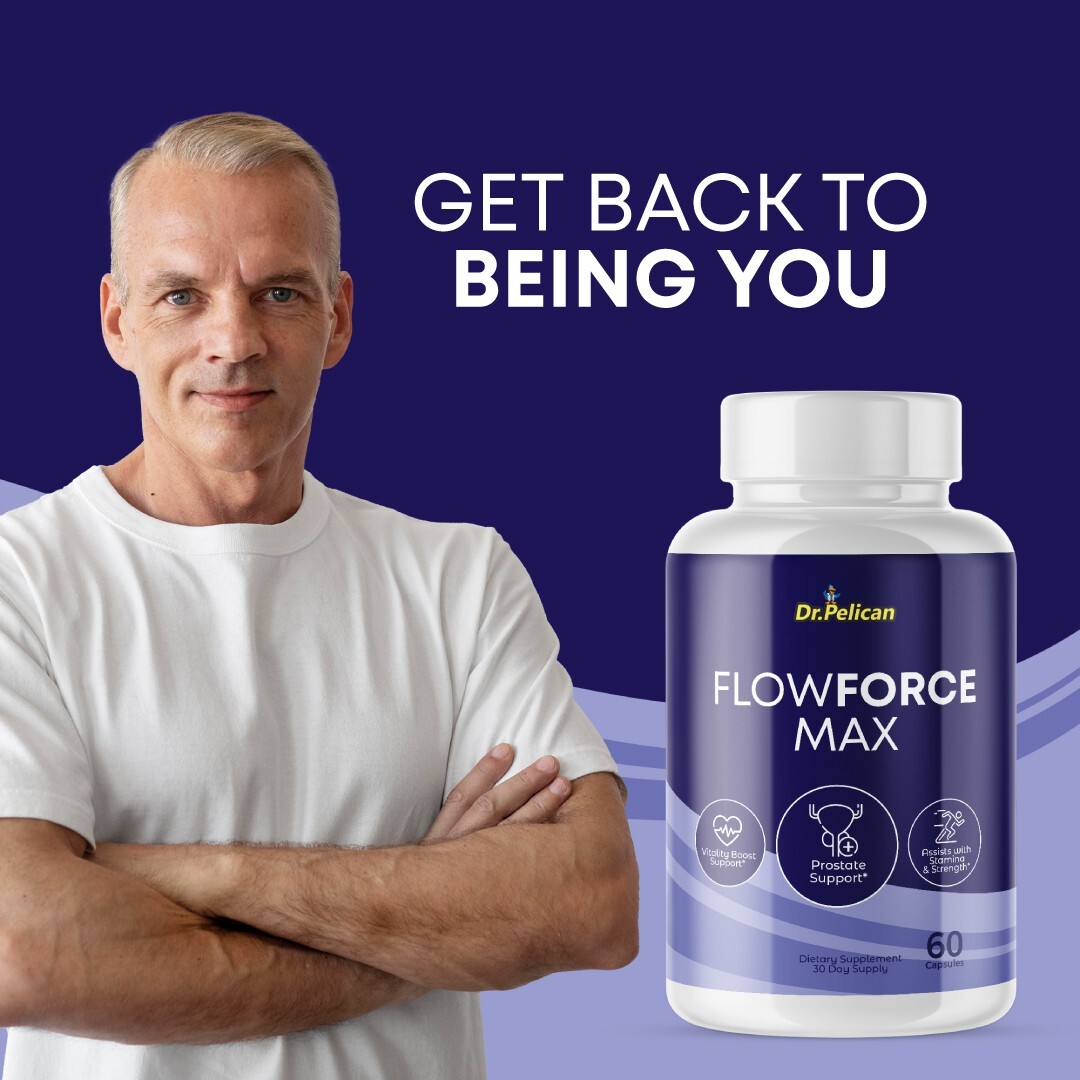 Flowforce Max- Prostate Support- 4 Bottles- 240 Capsules