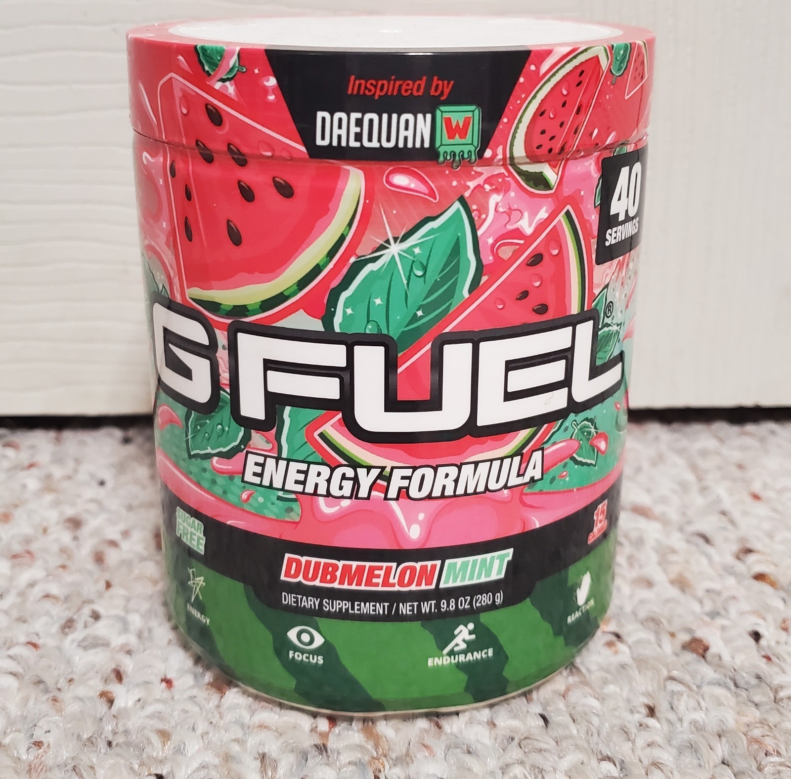GFuel Dubmelon Mint TSM Daequan Inspired DISCONTINUED TUB