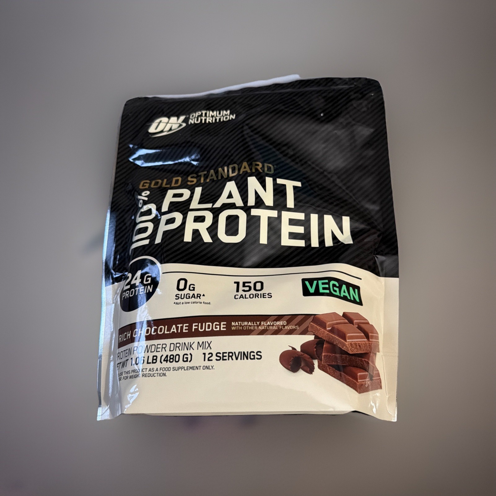 Optimum Nutrition Gold Standard Plant Protein Powder. Chocolate Fudge. Sealed.