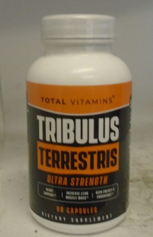 Total Vitamins Tribulus Terrestris Ultra Strength Energy Muscle 60 Caps