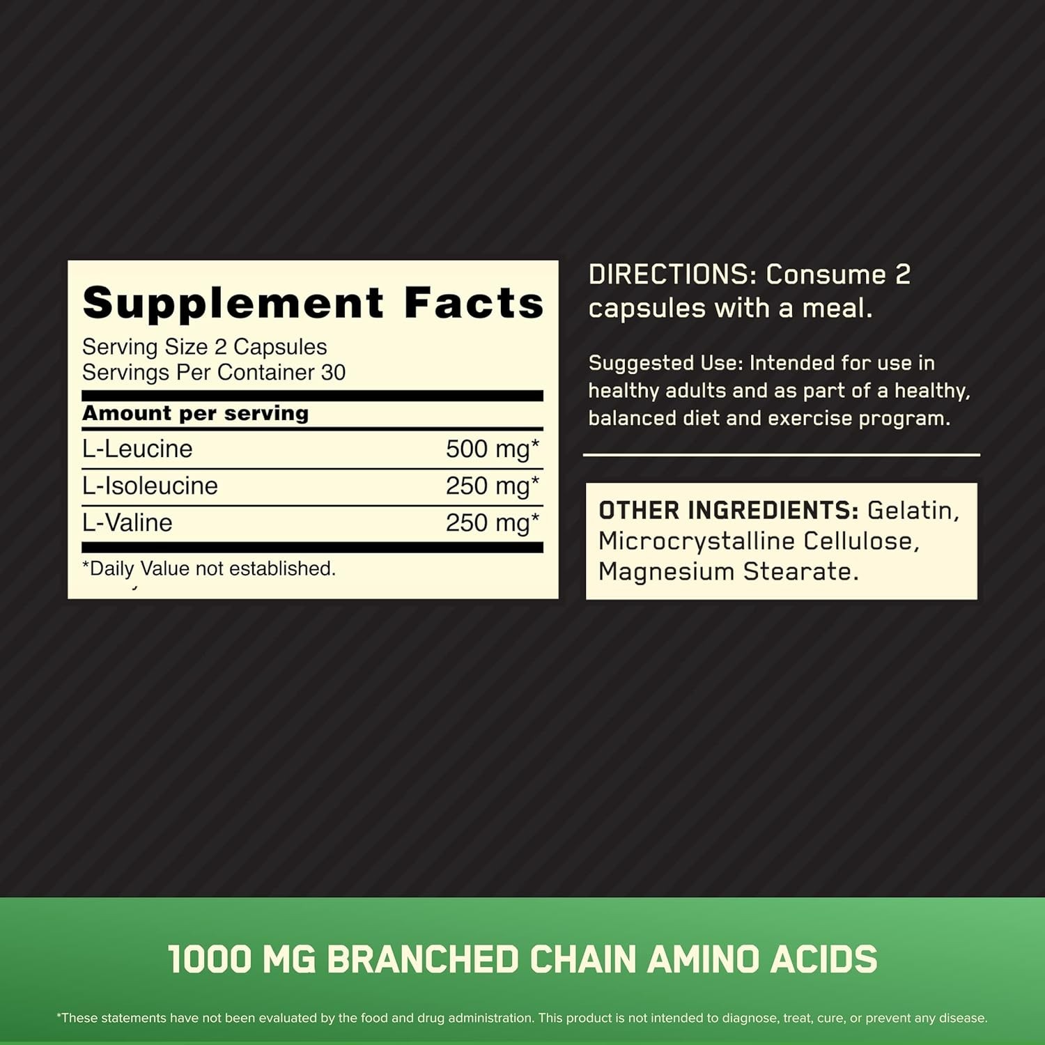 Instantized BCAA Capsules, Keto Friendly Branched Chain Essential Amino Acids…