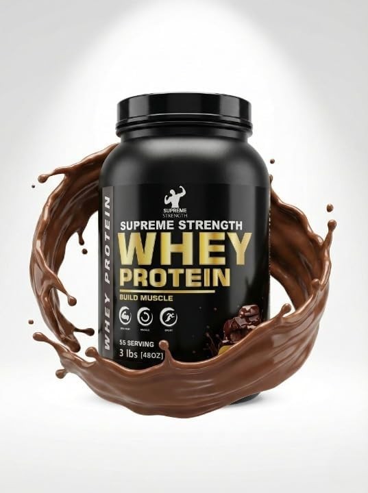 Supreme Strength Whey Protein Powder 3 LBS/ Chocolate