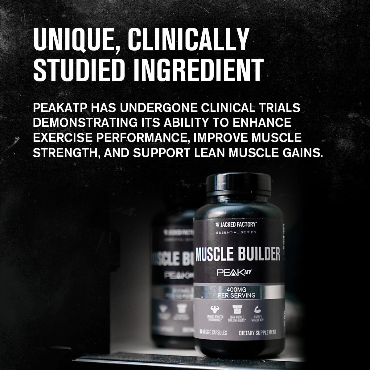 Essentials Muscle Builder – Daily Muscle Builder for Men with Peak ATP to Sup…