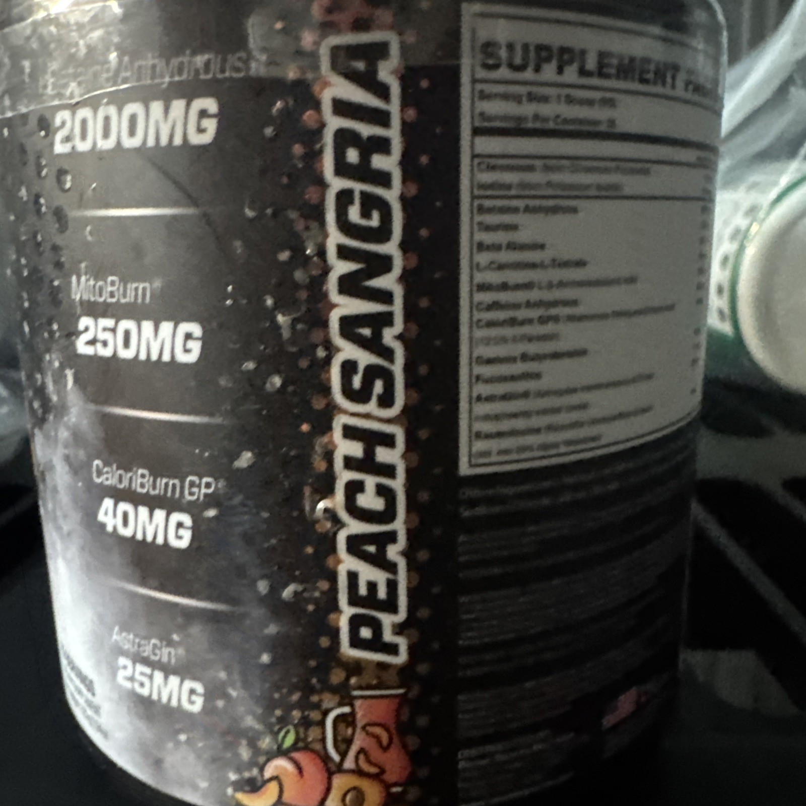 Lot of 2 Beast Pre Workout Peach Sangria Kong Energy Fat Burner 7.9 oz Exp 12/26
