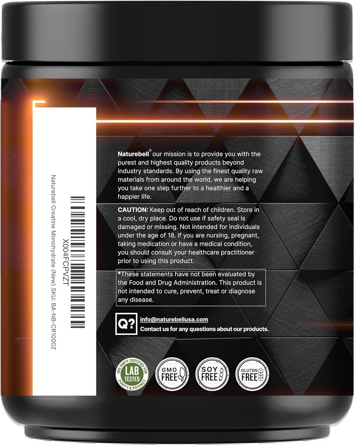 Creatine Monohydrate Powder 1,000g, 5,000mg Per Serving, 200 Servings 2.2 lb …
