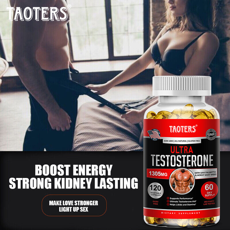 Ultimate Testosterone Aid for Men. Increase Sex Drive Power Testosteron-30 To120