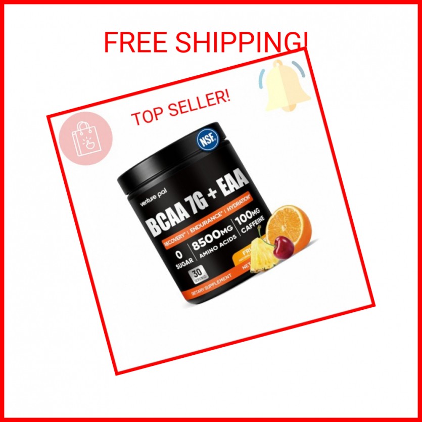 Sugar Free 7g BCAA + EAA Powder | Supports Muscle Recovery, Growth, Strength & E