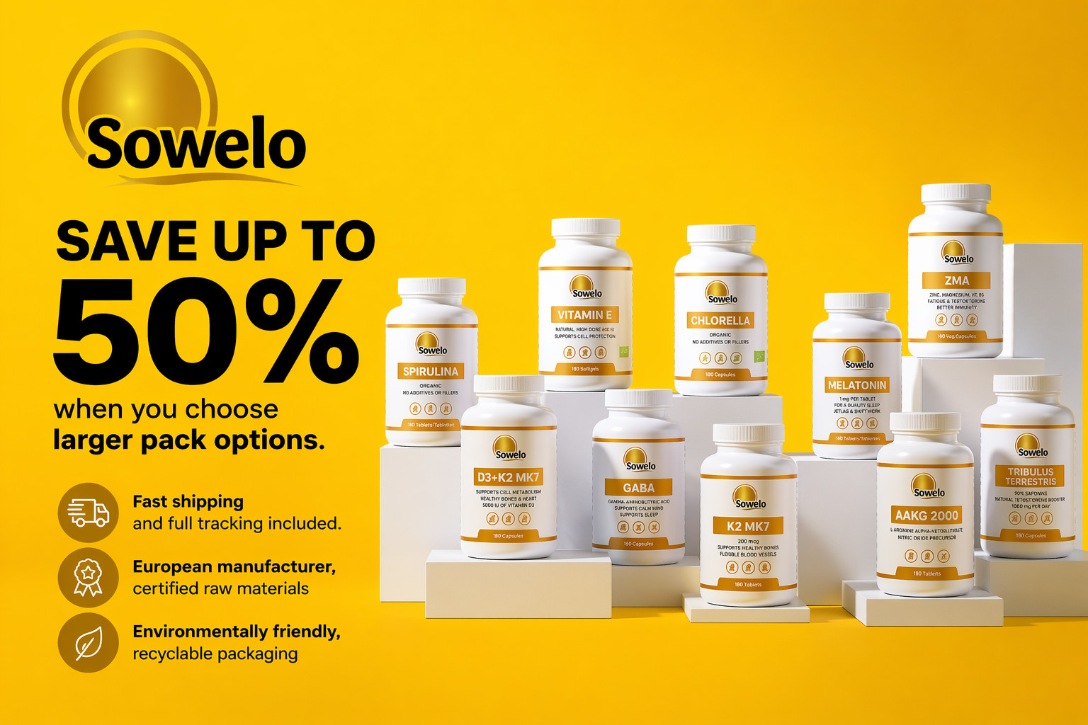 SOWELO D-RIBOSE 300g POWDER