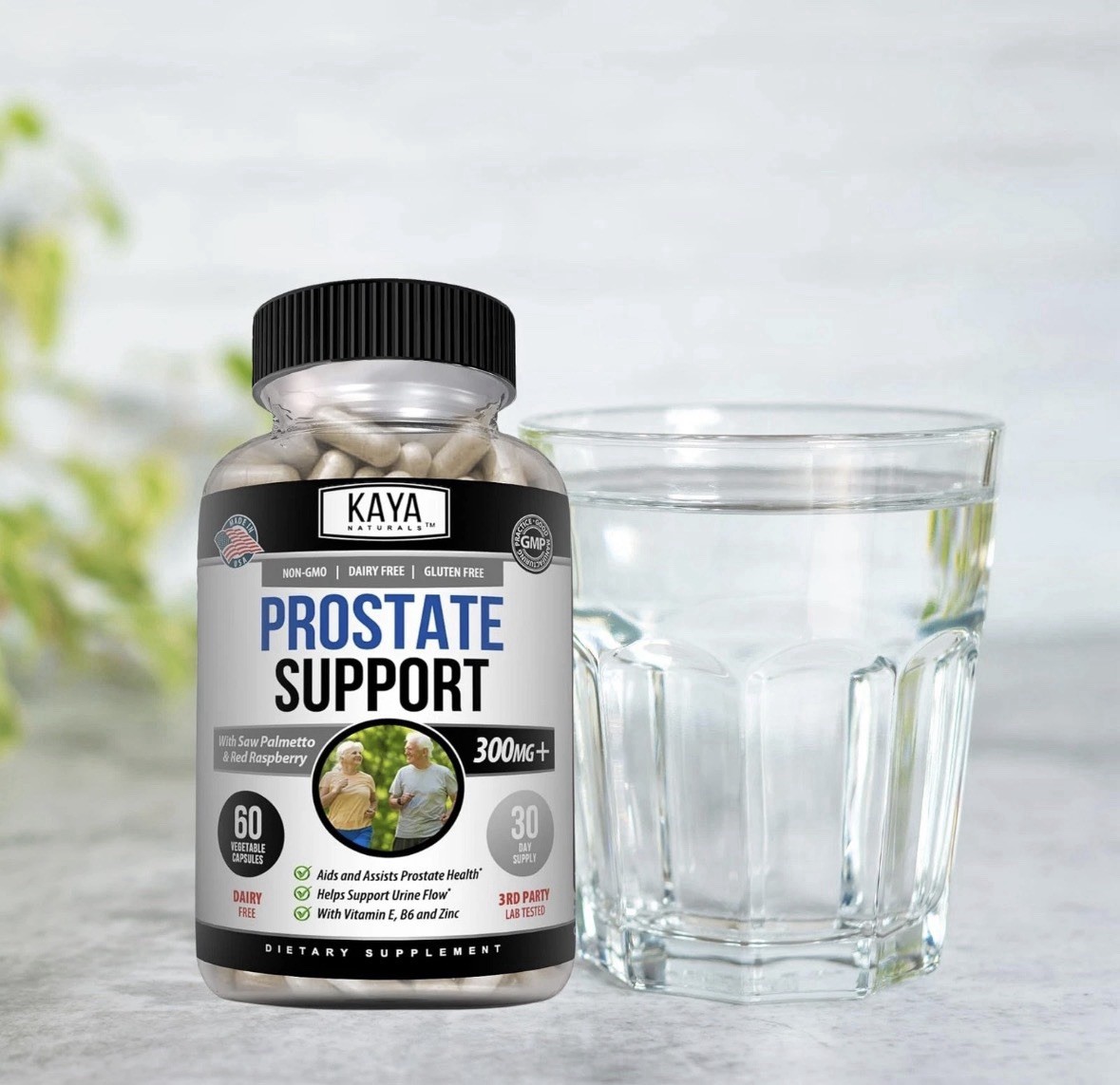 Kaya Naturals Prostate Support – Saw Palmetto, Potent 60 Count (Pack of 1)