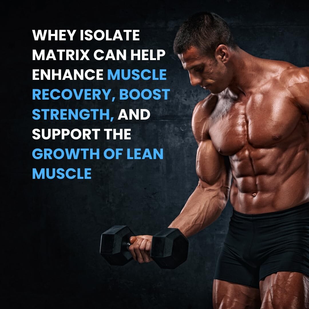 Carbamide Forte Whey Isolate Matrix Protein Powder, Belgian Chocolate Flavour