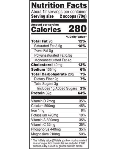 Muscle Milk – Genuine Protein Powder – Chocolate – 1.93 Pound – 12 Servings