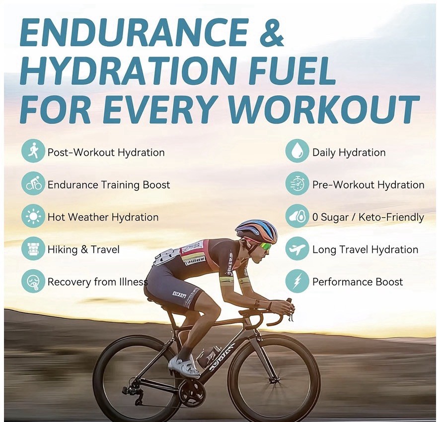 Vyrilex Electrolytes Hydration Powder Mix Variety Pack 20 Servings