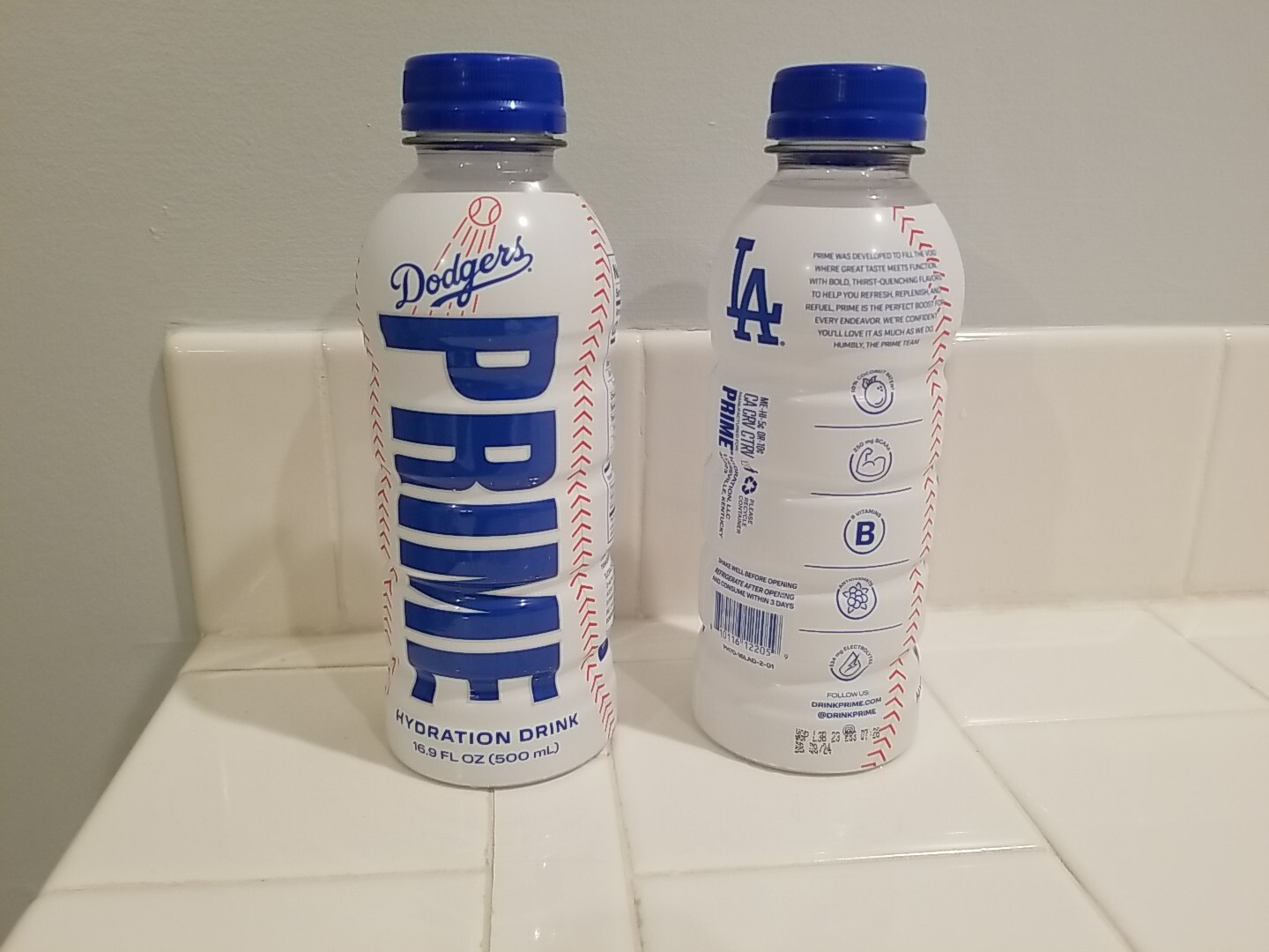 2 L.a. Dodgers Prime 77118695 Drink Limited Edition 16.9 oz Expiration 08/24