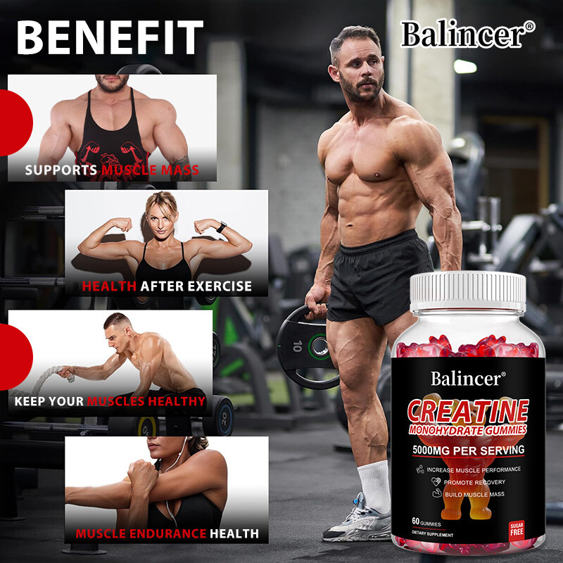 Creatine Monohydrate Gummies – Increase Strength and Build Muscle
