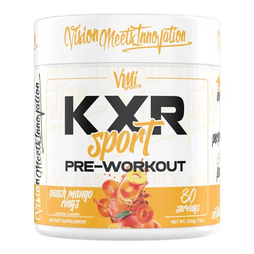 VMI Sports KXR Sport Pre Workout 30 Servings Peach Mango Rings