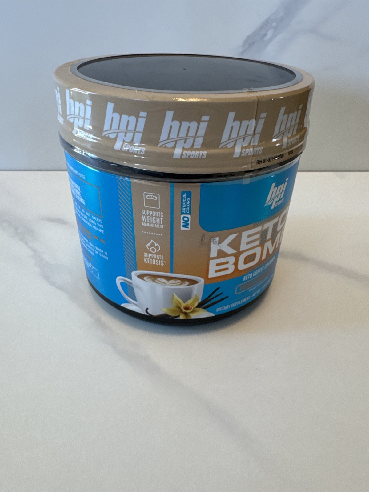 BPI Sports Keto Bomb Weight Loss Coffee Creamer Exp. 12/26 French Vanilla Latte