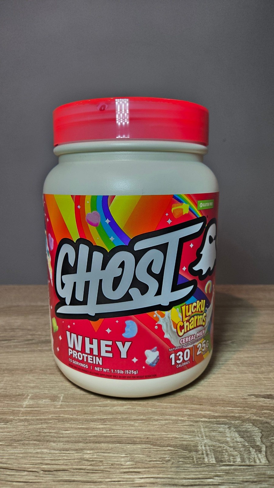 GHOST Whey Protein Powder Lucky Charms Cereal Milk 1.15 lb – New