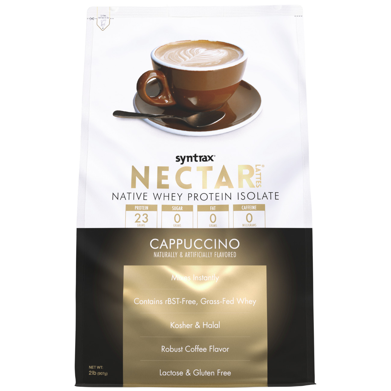Syntrax Nectar Lattes 2lb Protein Powder – Cappuccino