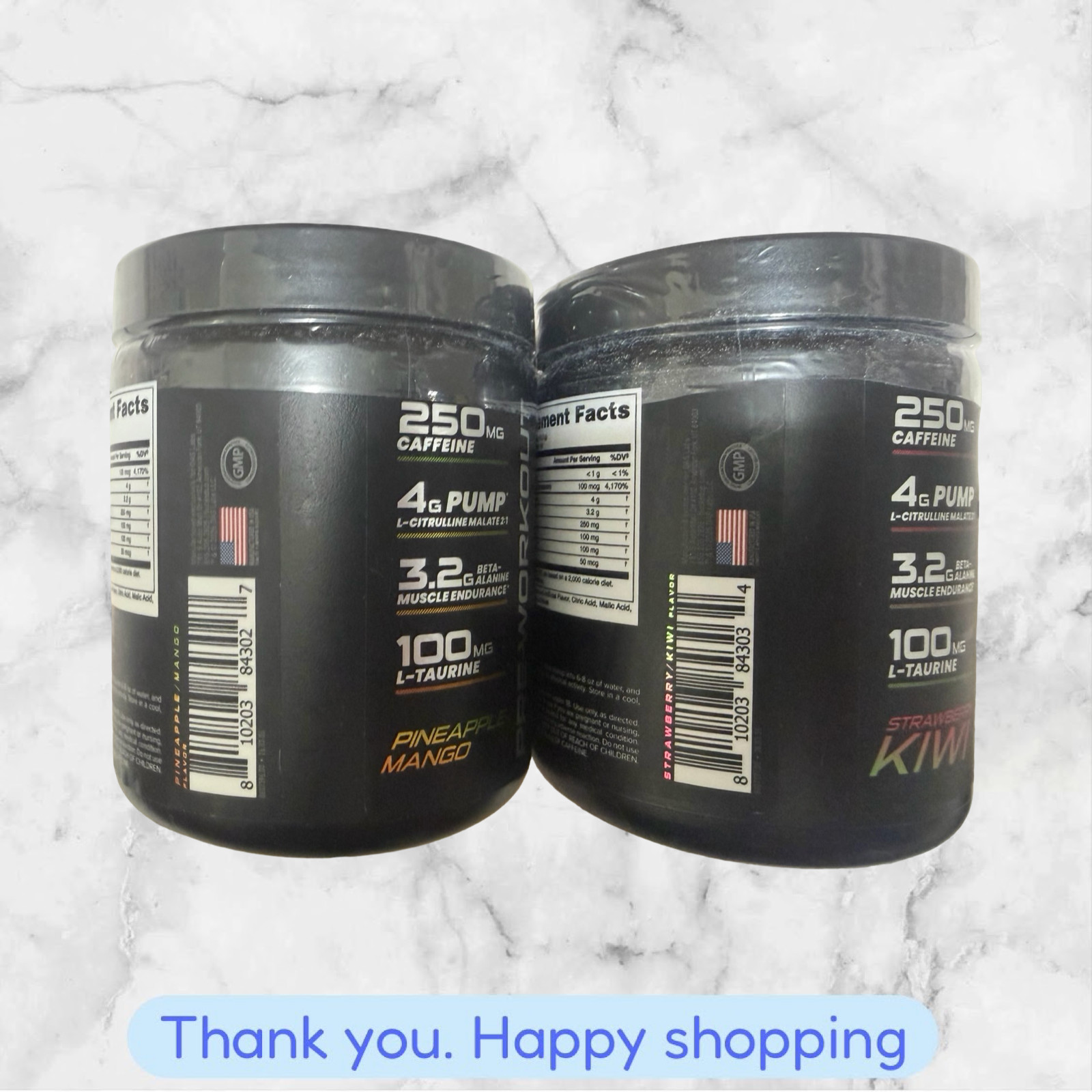 2X BUCKED UP Overtime High-Stim PineApple+Straw PRE-WORKOUT 30 SERVINGS NEW SHIP