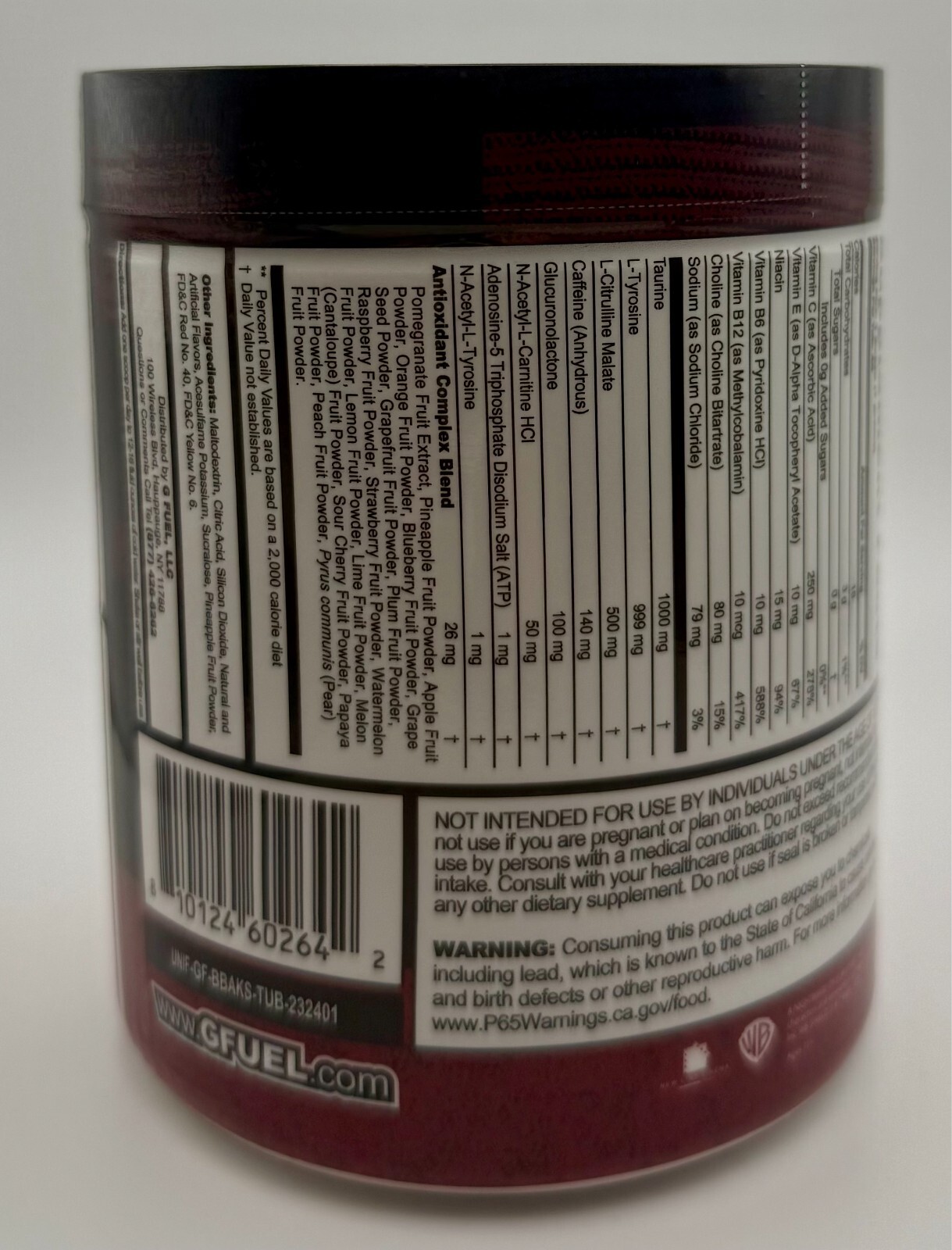 G Fuel DREAM DEMON 40 Servings Nightmare on Elm Street Tub Energy Formula *NEW*