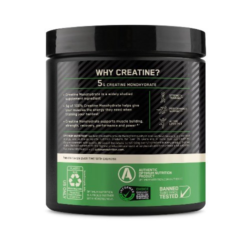 Optimum Nutrition Micronized Creatine Powder Unflavored 10.58 oz