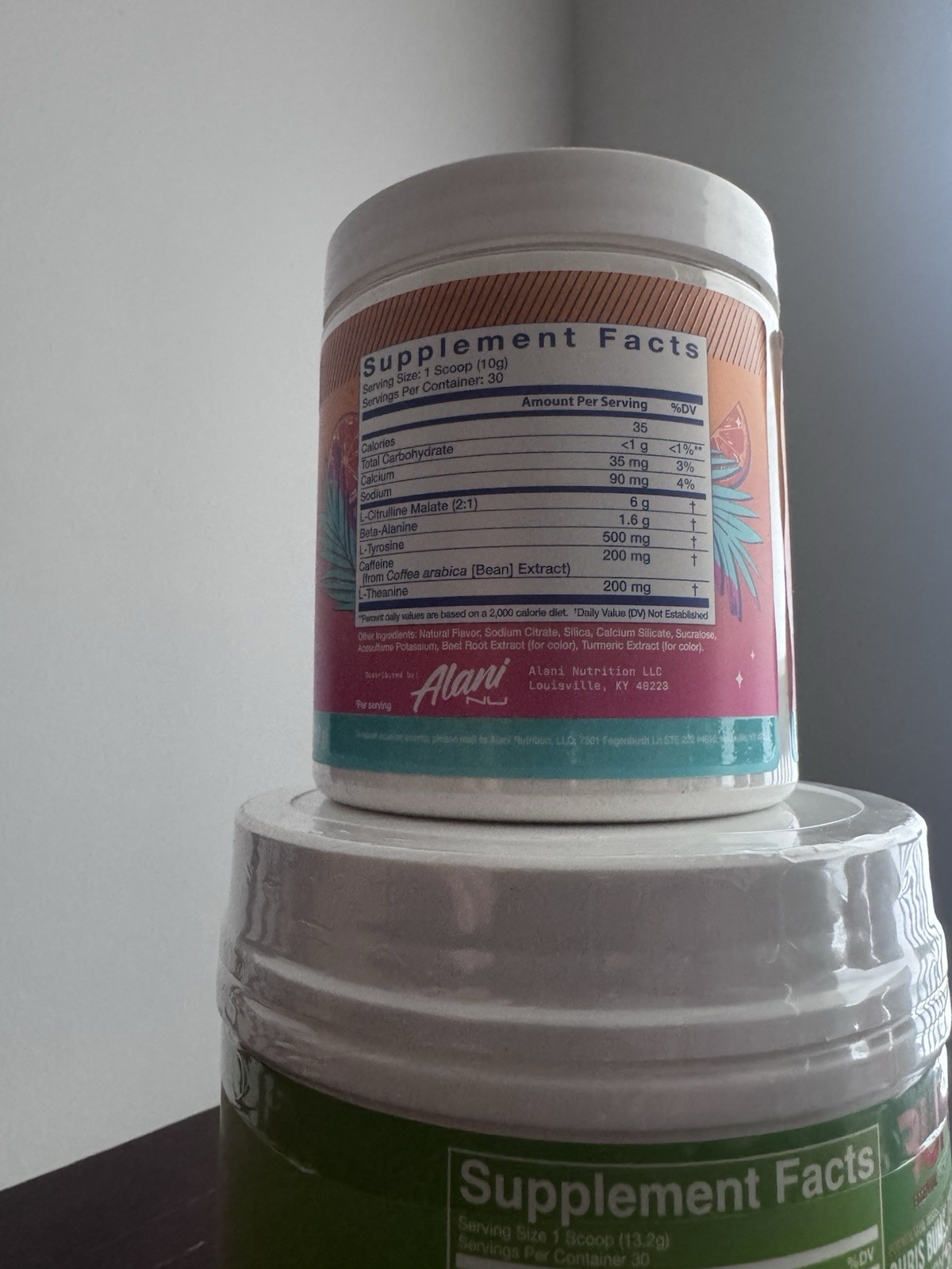 Alani Nu Pre Workout Orange Kiss 30 Servings/Raw Bum Essential Pre Workout 30