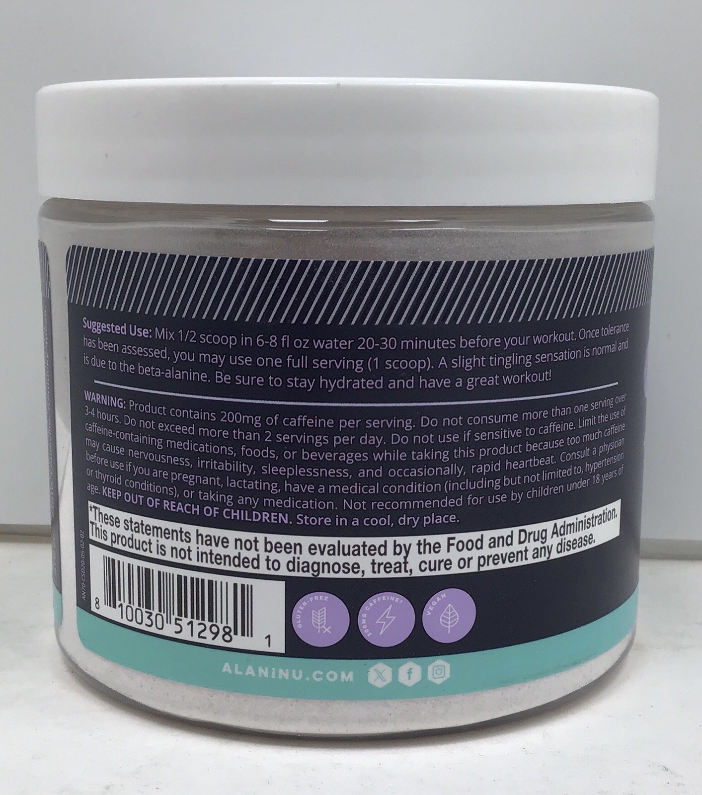 2X ALANI NU PRE-WORKOUT COSMIC STARDUST 20 SERVINGS EACH EXP 02/2027+ SEALED