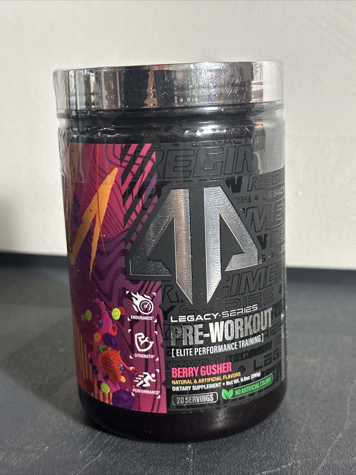 ALPHA PRIME SPORTS LEGACY SERIES Preworkout Berry Gusher Read Clearance!