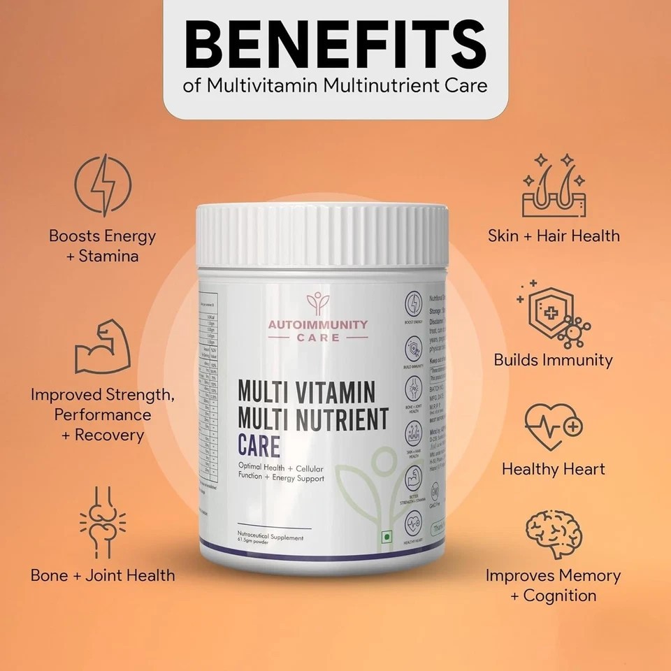 Autoimmunity care Multi-Vitamin Multi Nutrient Care – Daily Multivitamin (61.5g)