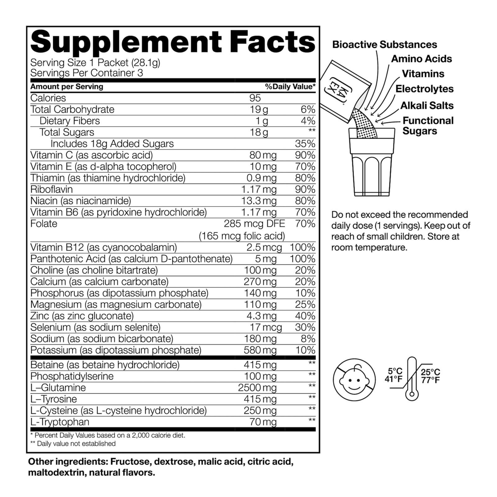 KA EX – Cortisol Stress Reducer for Athletes | Post-Workout 3 Servings