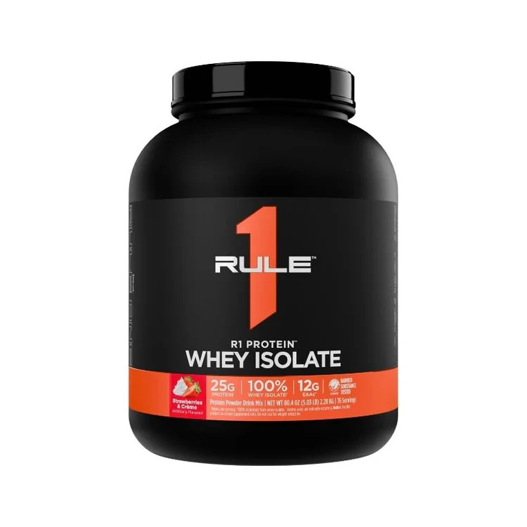 RULE ONE R1 WHEY PROTEIN | RULE 1 | ISOLATE HYDROLYSED | BCAA | WPI | ZERO SUGAR