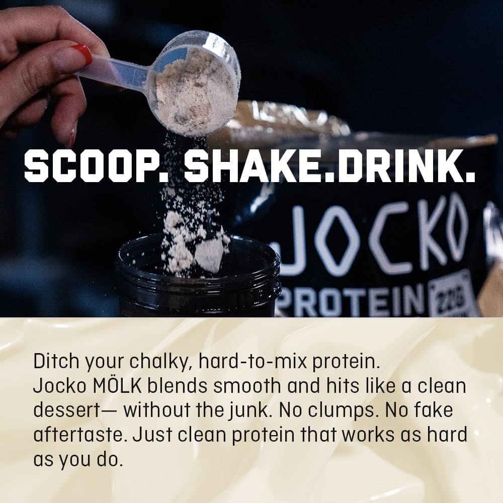 Jocko Fuel Whey Protein Powder, Chocolate Peanut Butter, 22g Protein, Digesti…