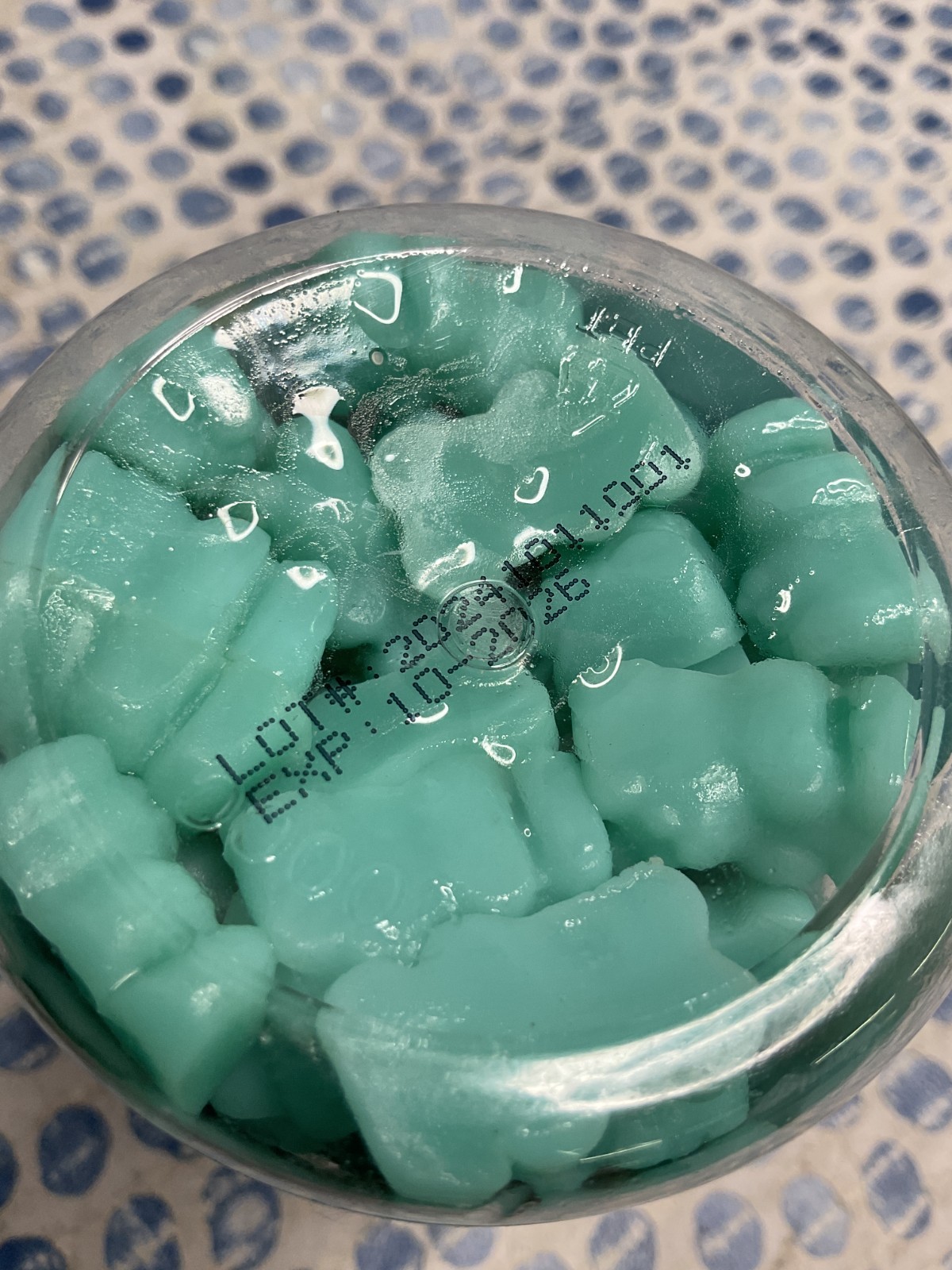 Happyummmm Creatine Monohydrate Gummies 5000mg Boost Strength Blueberry EX 10/26